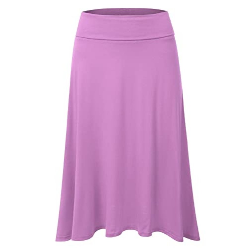 DRESSIS Women's Basic Elastic Waist Band